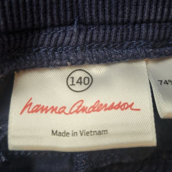 Hanna Andersson Twill Jogger Pant Navy Size 140 = 10 - Picture 3 of 9